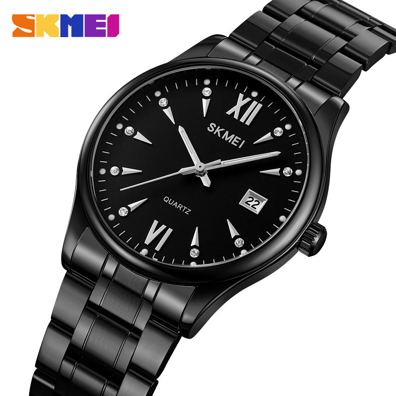 2158 Reloj Skmei para hombre pulsera de acero inoxidable