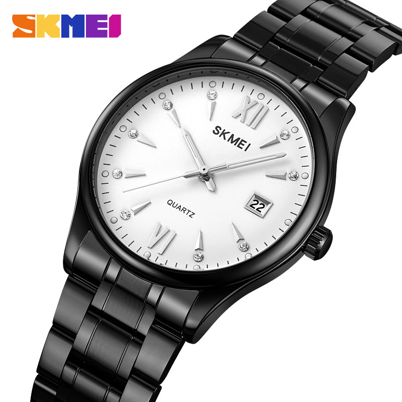 2158 Reloj Skmei para hombre pulsera de acero inoxidable