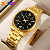 2158 Reloj Skmei para hombre pulsera de acero inoxidable