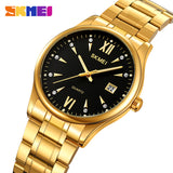 2158 Reloj Skmei para hombre pulsera de acero inoxidable