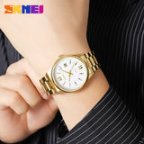 2158 Reloj Skmei para hombre pulsera de acero inoxidable