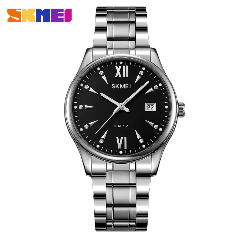 2158 Reloj Skmei para hombre pulsera de acero inoxidable