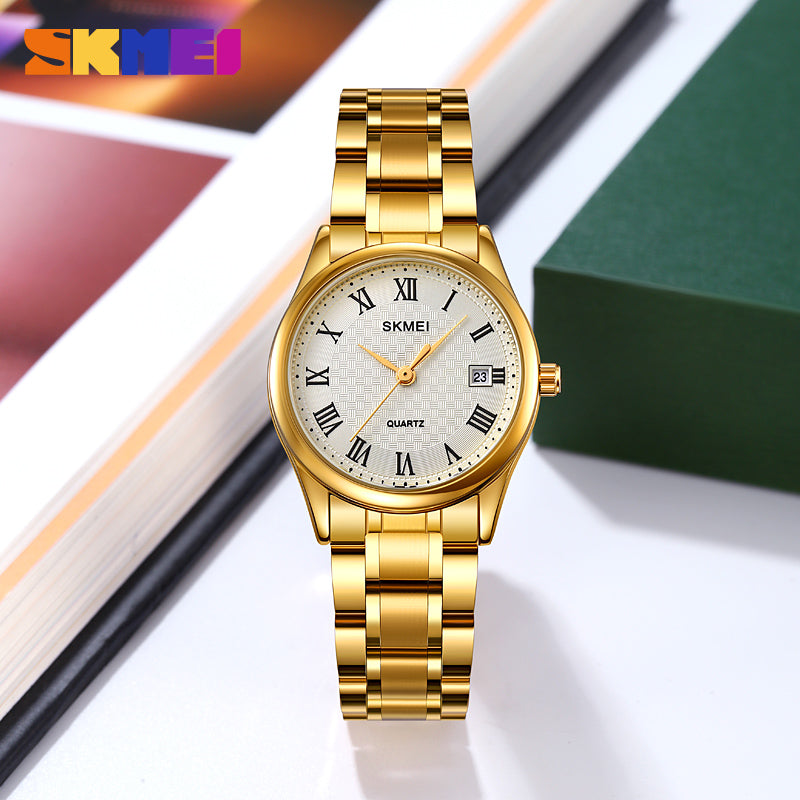 2178 Reloj Skmei pulsera de metal para mujer