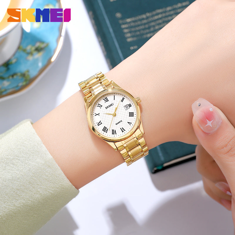 2178 Reloj Skmei pulsera de metal para mujer