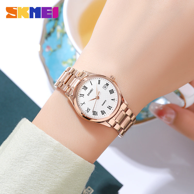 2178 Reloj Skmei pulsera de metal para mujer