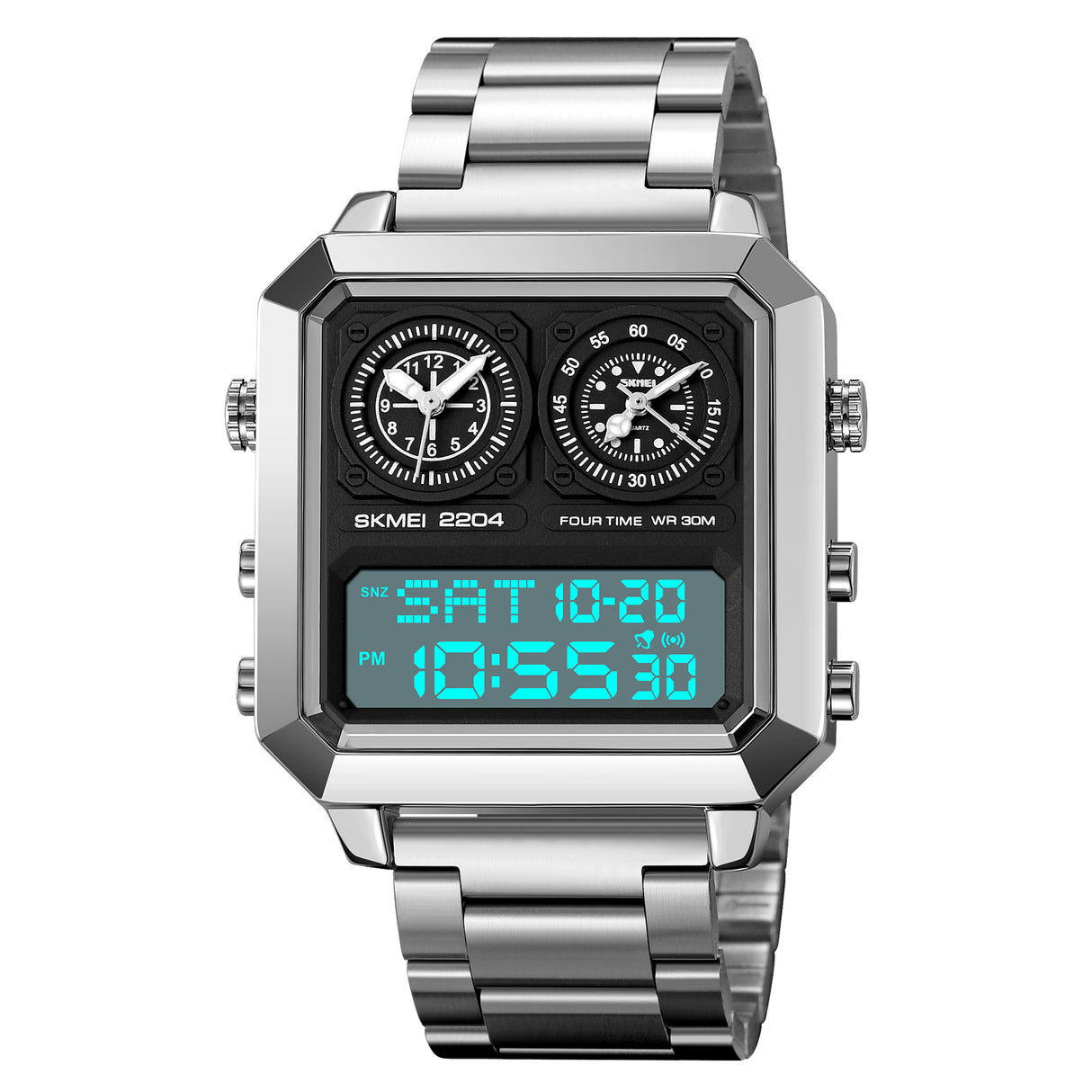 2204 Reloj Skmei para hombre doble hora