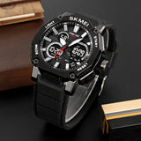 2219 Reloj Skmei para hombre pulsera de caucho