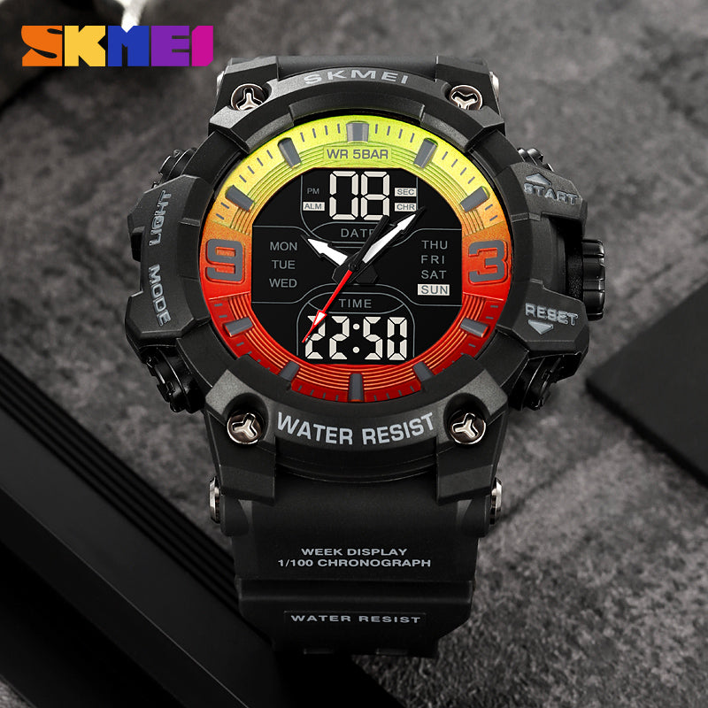 2222 Reloj Skmei para hombre pulsera de resina