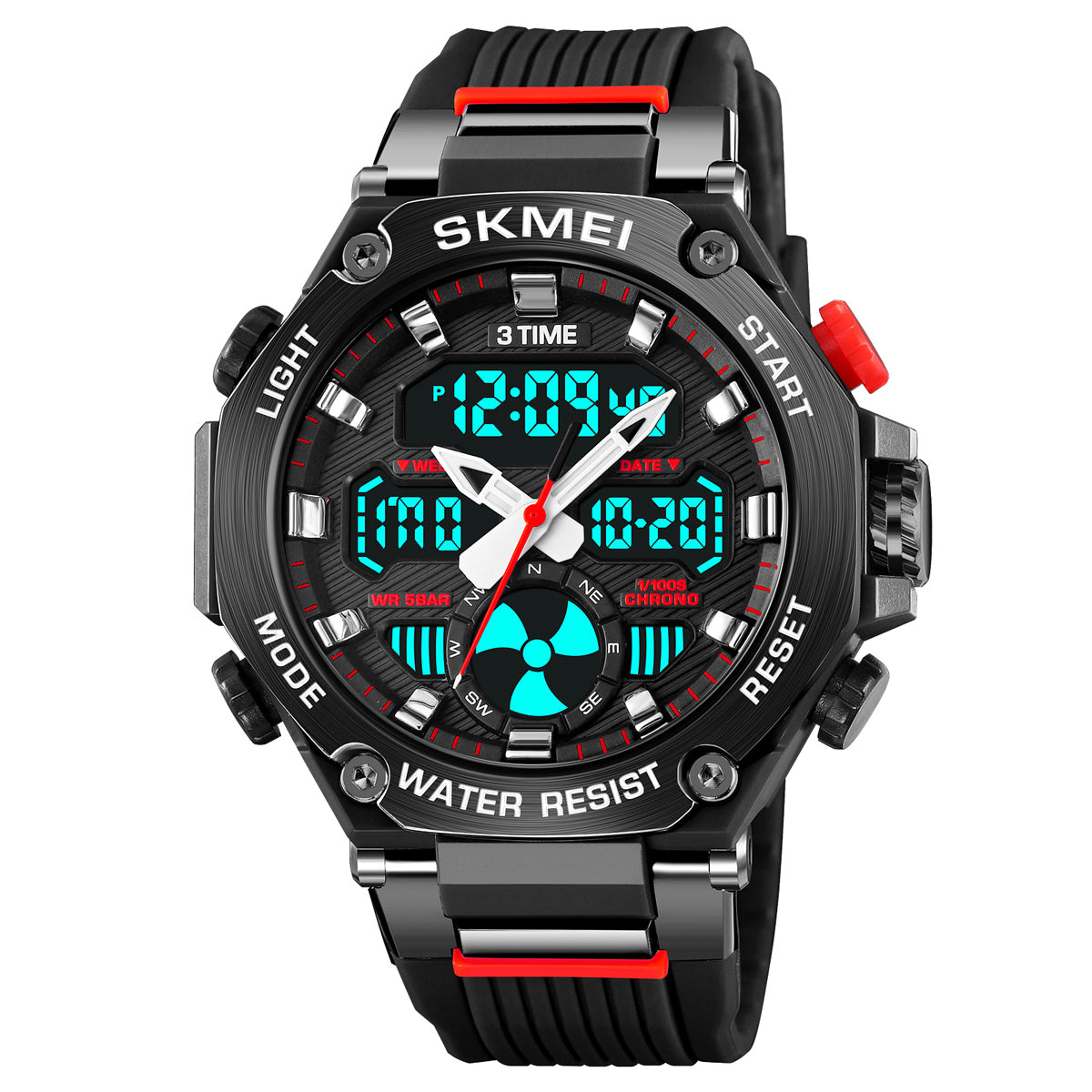 2223 Reloj skmei para hombre pulsera de tela