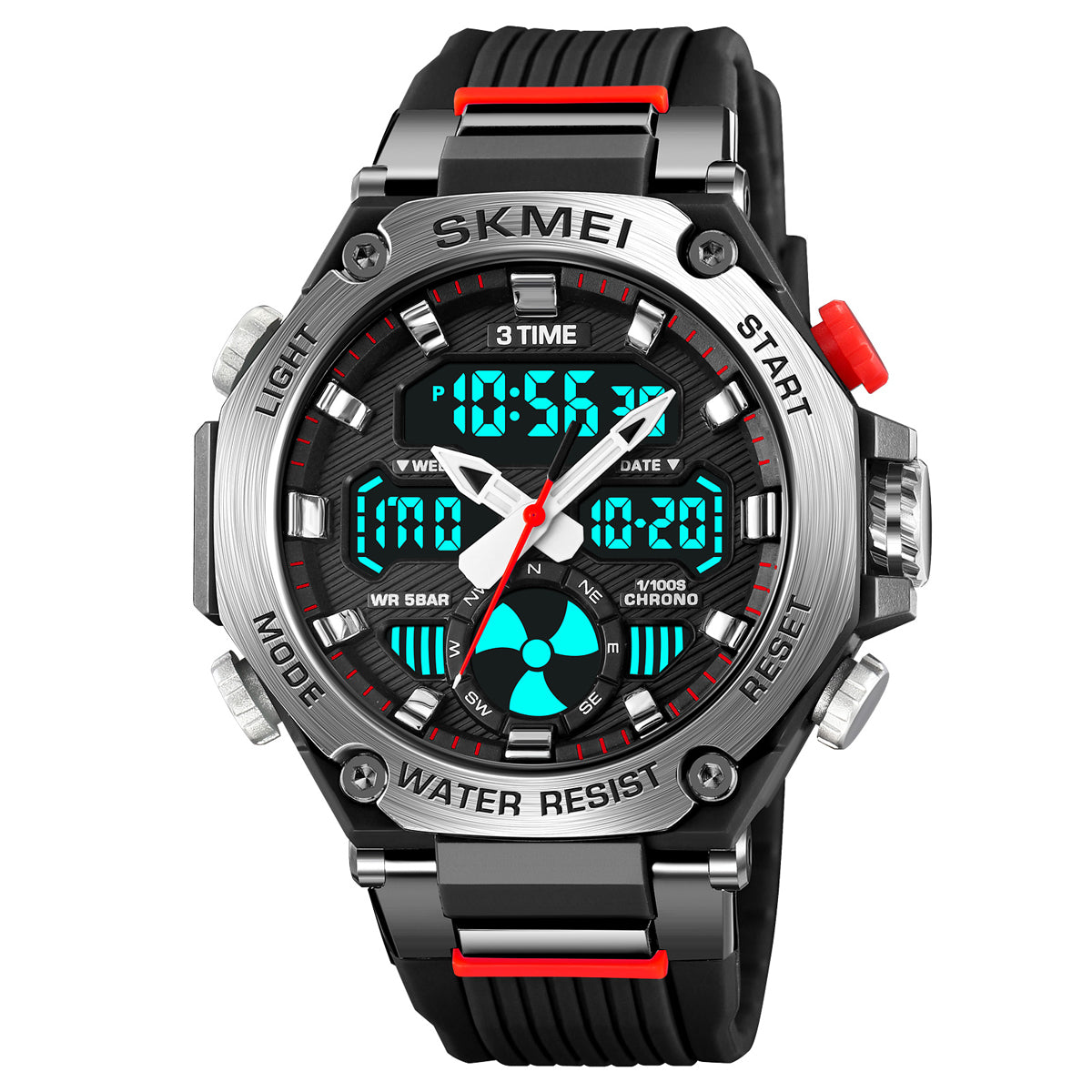 2223 Reloj skmei para hombre pulsera de tela