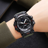 2226 Reloj Skmei pulsera de caucho para hombre Doble hora