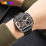 2229 Reloj Skmei para hombre pulsera de metal cuadrado