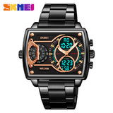 2229 Reloj Skmei para hombre pulsera de metal cuadrado