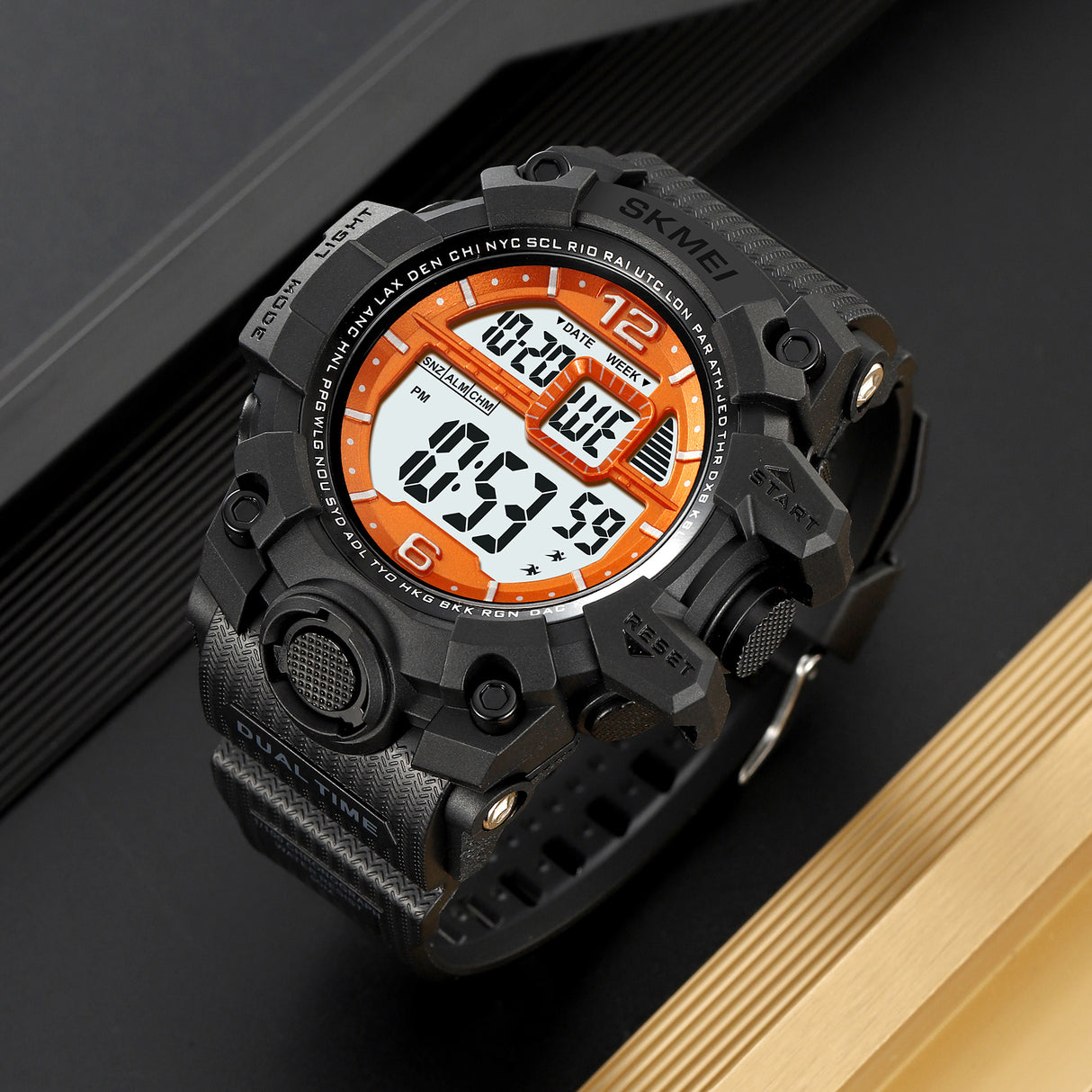 2245 RELOJ Skmei CON PANTALLA DIGITAL Para hombre