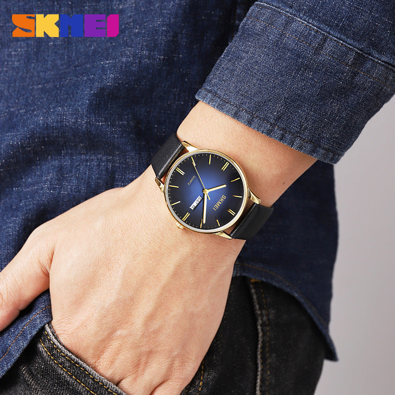 2250 Reloj Skmei para hombre pulsera de cuero