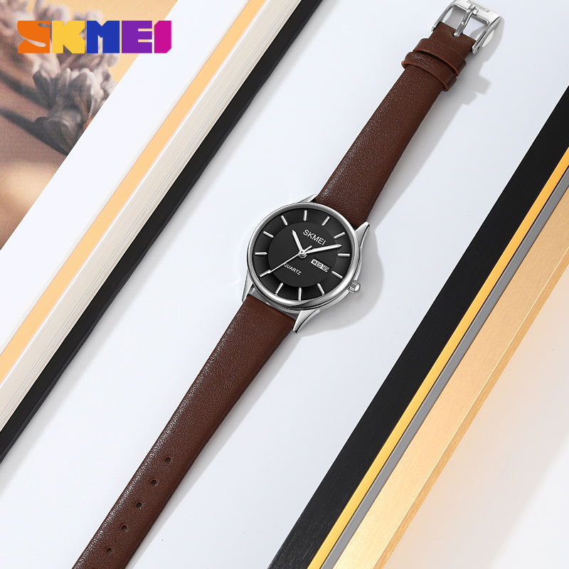 2251 Reloj Skmei para mujer pulsera de piel