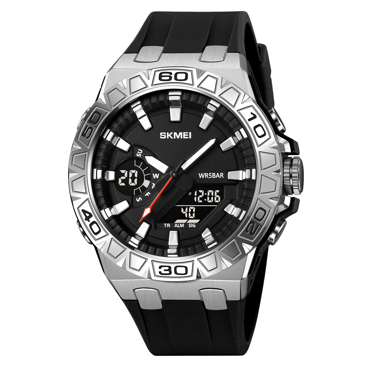 2276 Reloj Skmei deportivo para hombre pulsera de caucho