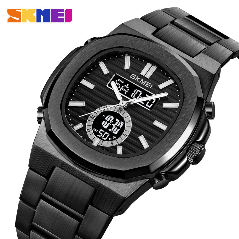 2279 Reloj Skmei para caballero pulsera de acero inoxidable