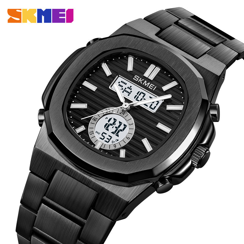 2279 Reloj Skmei para caballero pulsera de acero inoxidable