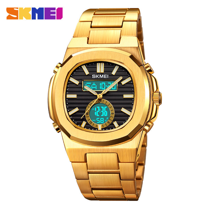 2279 Reloj Skmei para caballero pulsera de acero inoxidable