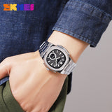 2279 Reloj Skmei para caballero pulsera de acero inoxidable