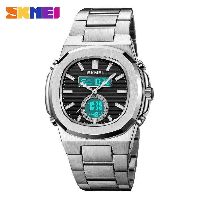 2279 Reloj Skmei para caballero pulsera de acero inoxidable