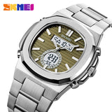 2279 Reloj Skmei para caballero pulsera de acero inoxidable