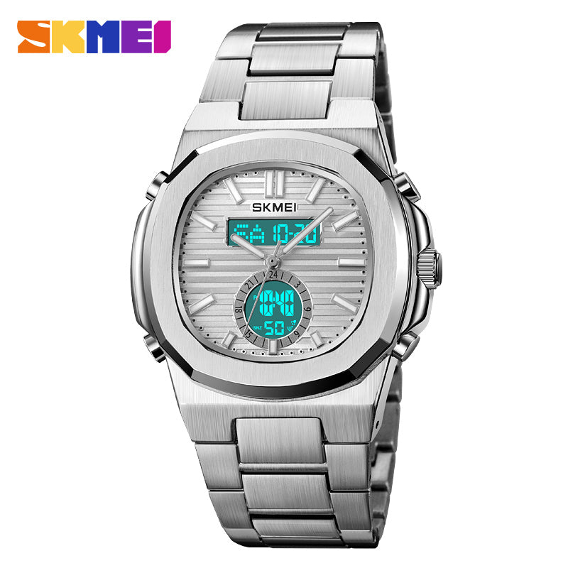 2279 Reloj Skmei para caballero pulsera de acero inoxidable