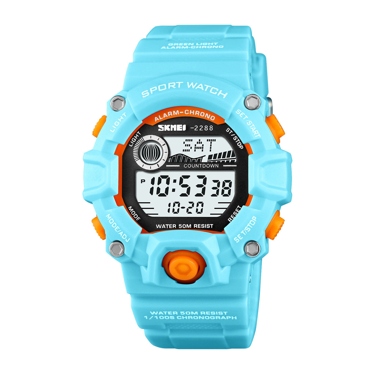 2288 Reloj Skmei infantil pulsera de caucho digital