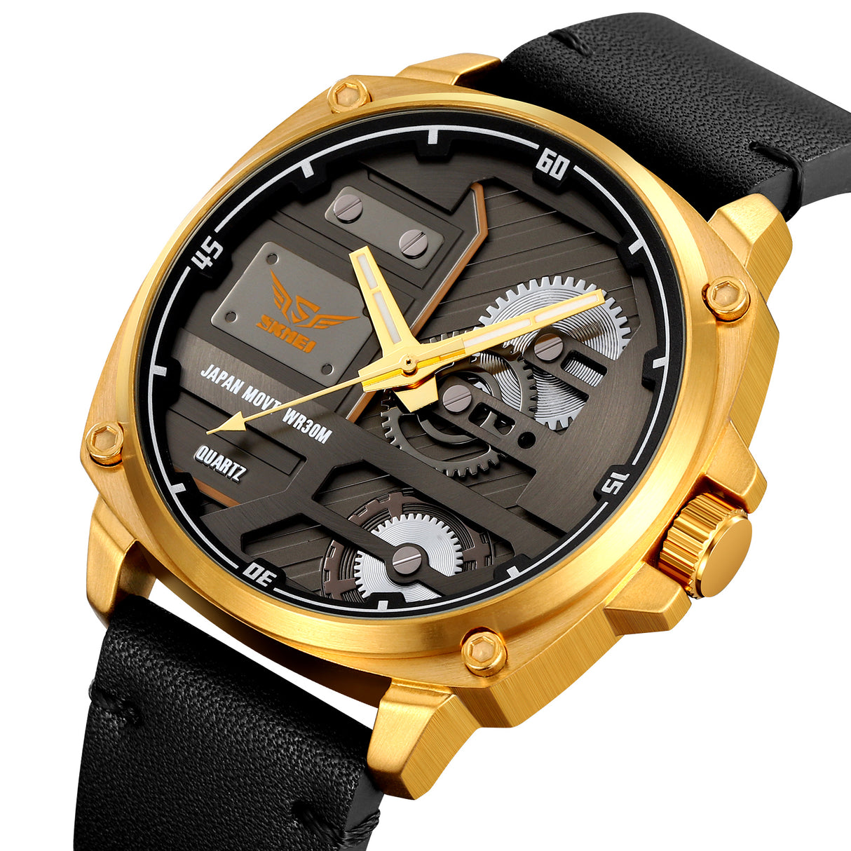 2289 Reloj SKMEI para hombre pulsera de cuero