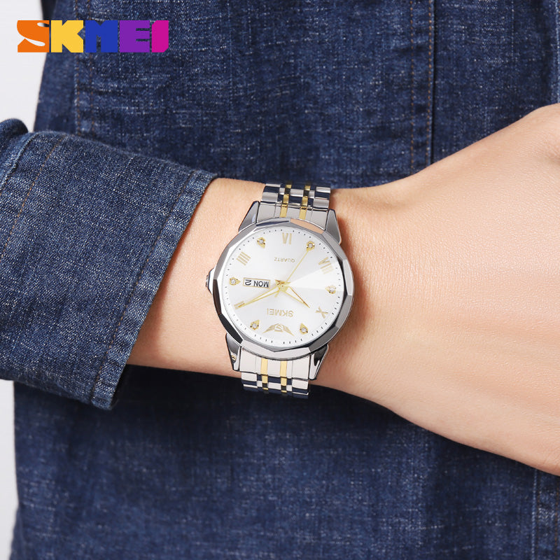 2291 Reloj Skmei para hombre pulsera de metal