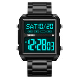 2299 Reloj Skmei para caballero pulsera de metal Digital