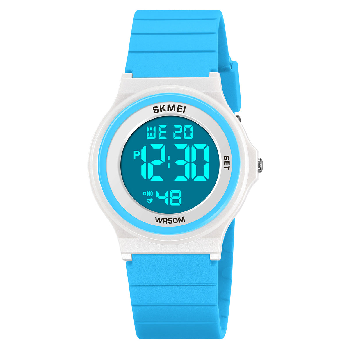 2303 Reloj Skmei Infantil pulsera de resina digital redondo