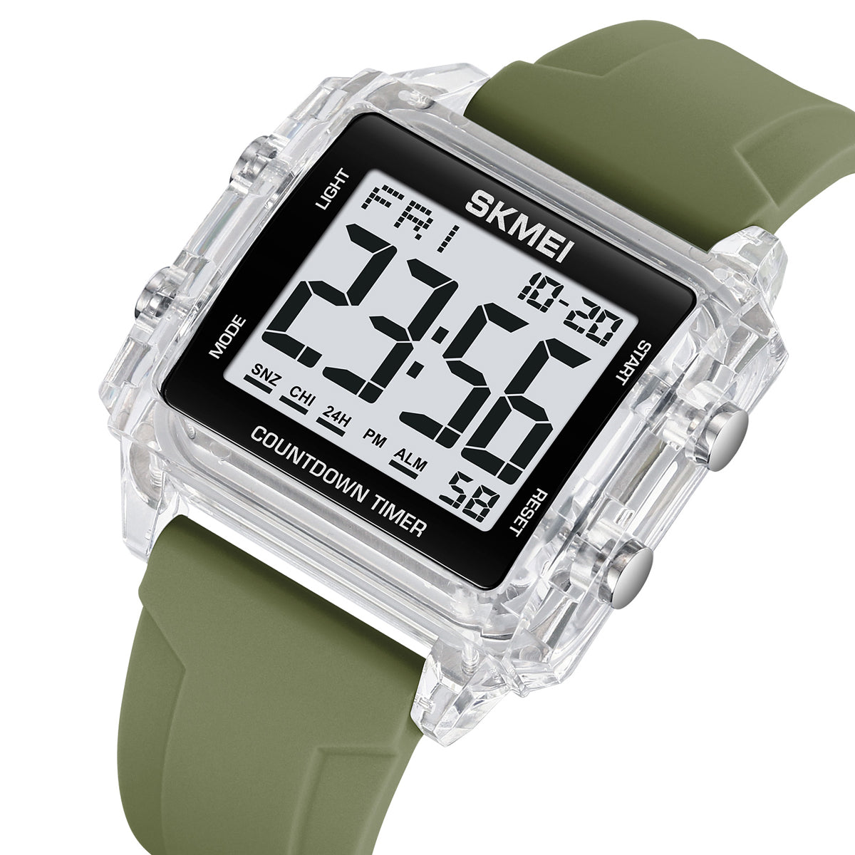 2320 Reloj Skmei para hombre deportivo pulsera de resina