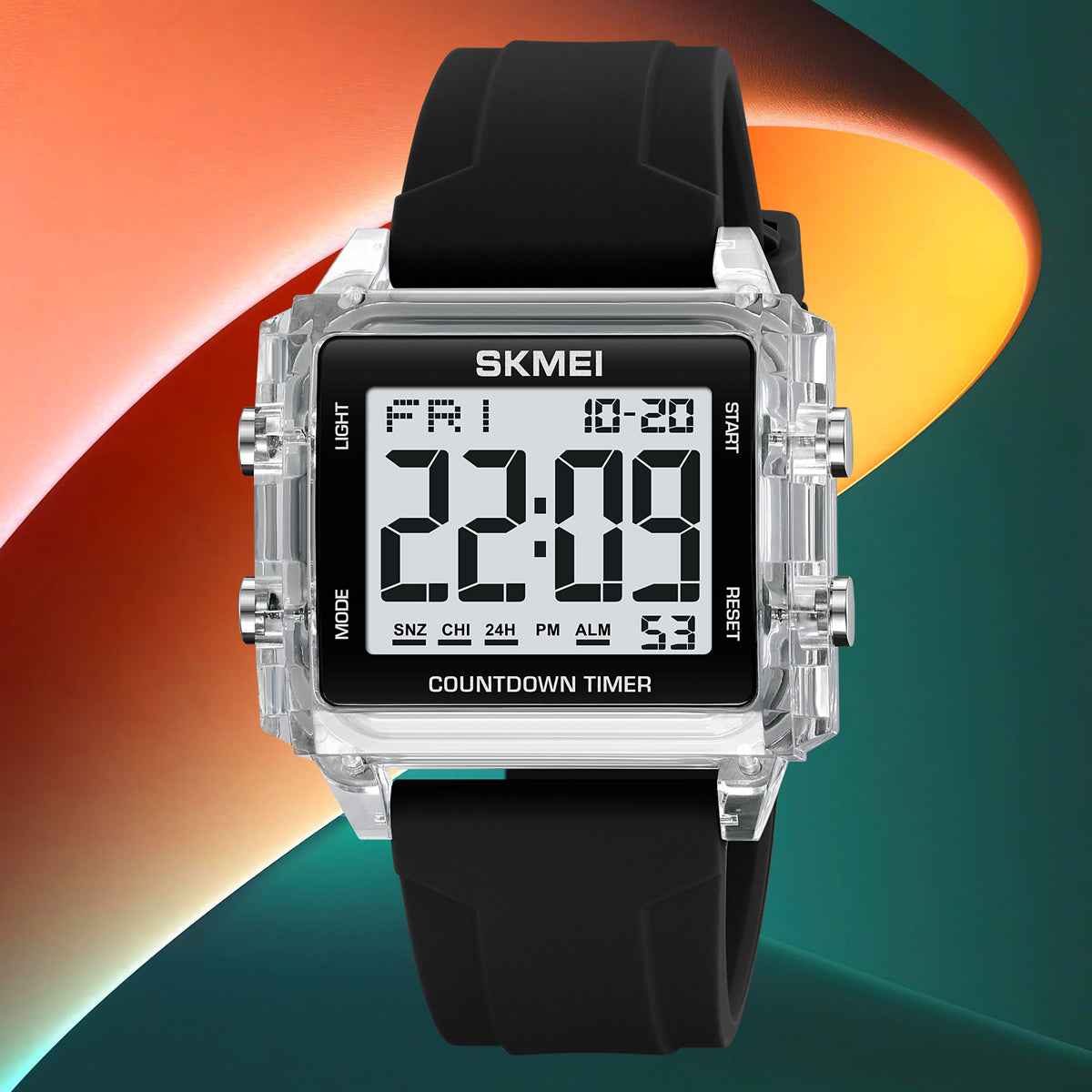 2320 Reloj Skmei para hombre deportivo pulsera de resina