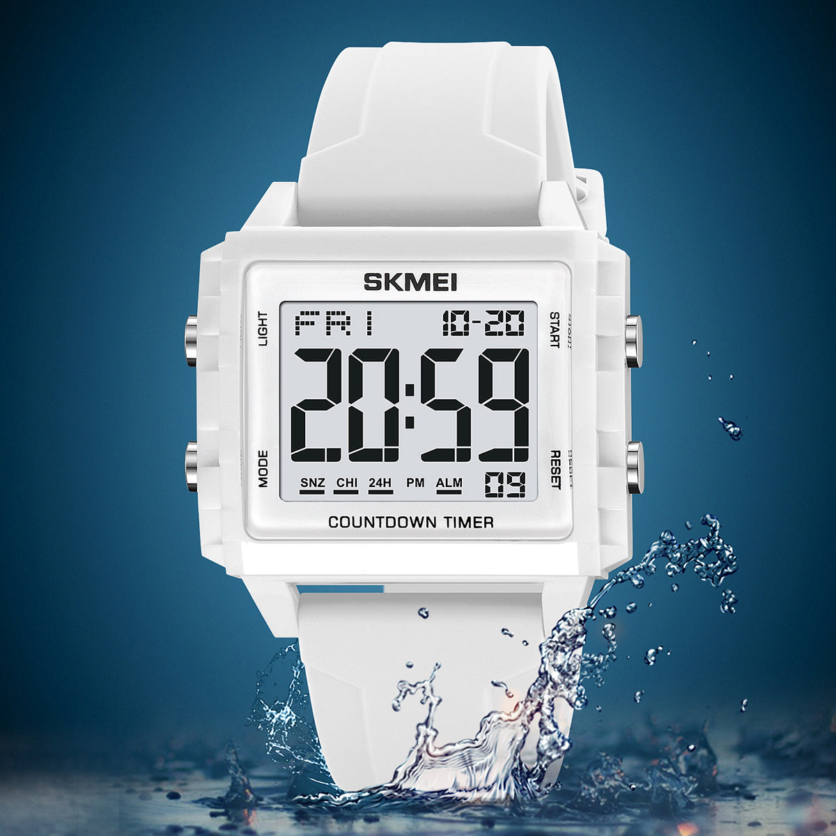 2320 Reloj Skmei para hombre deportivo pulsera de resina