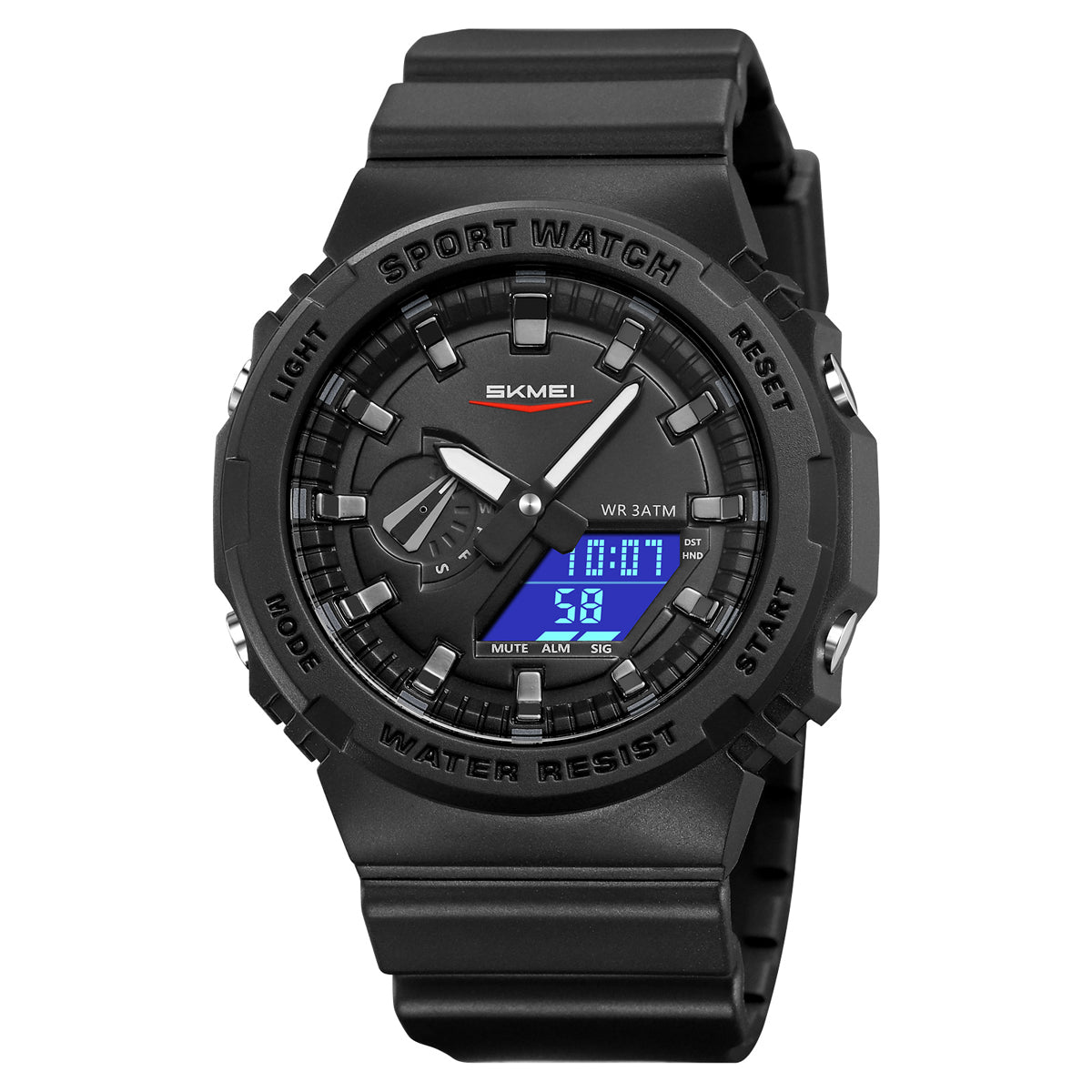 2351 Reloj Skmei Deportivo para hombre pulsera de resina