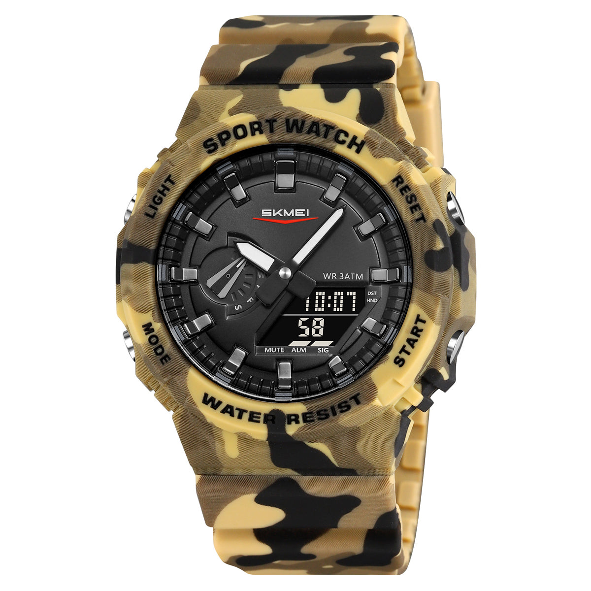 2351 Reloj Skmei Deportivo para hombre pulsera de resina