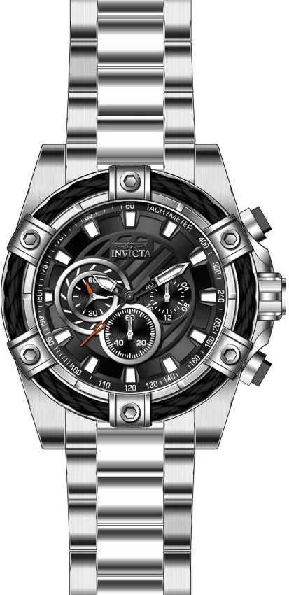 Reloj invicta para caballero pulsera de metal 52 mm