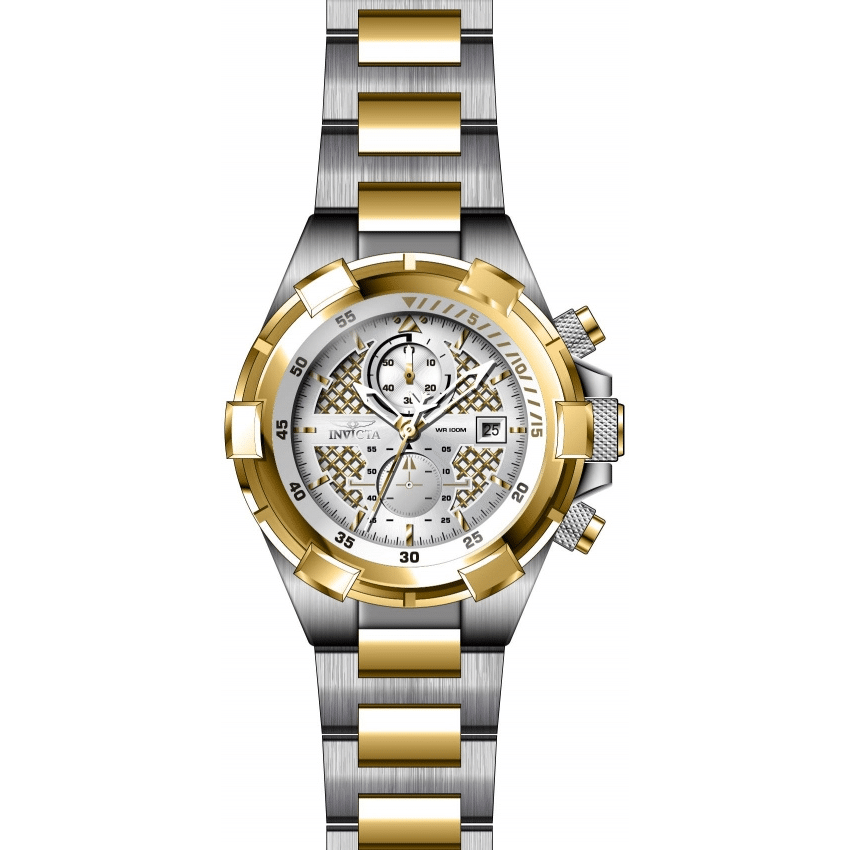 Reloj Invicta Aviator de hombre pulsera de metal 50 mm