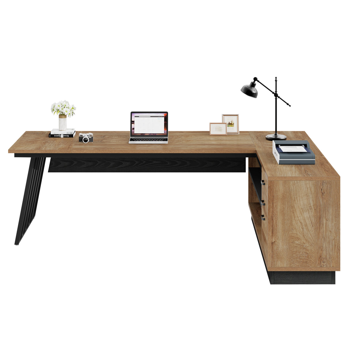 HOGA-JW1203 Escritorio Ejecutivo Tribesigns de madera