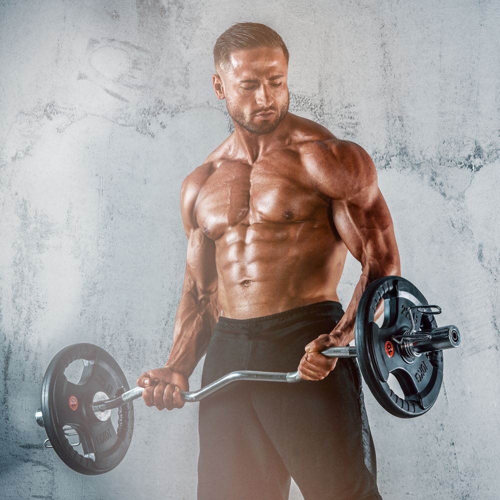 Barra Z olímpica de 1.2 metros de 6.5 kilogramos (14 libras) incluye topes HJ-00034