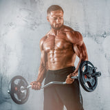 Barra Z olímpica de 1.2 metros de 6.5 kilogramos (14 libras) incluye topes HJ-00034