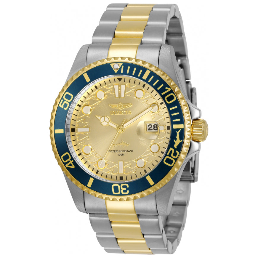 Reloj Invicta Aviator para caballero pulsera de metal 45mm