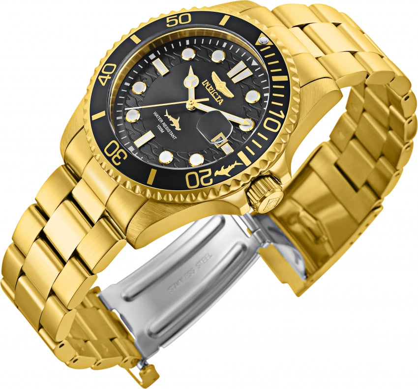 Reloj Invicta Aviator para caballero pulsera de metal 45mm