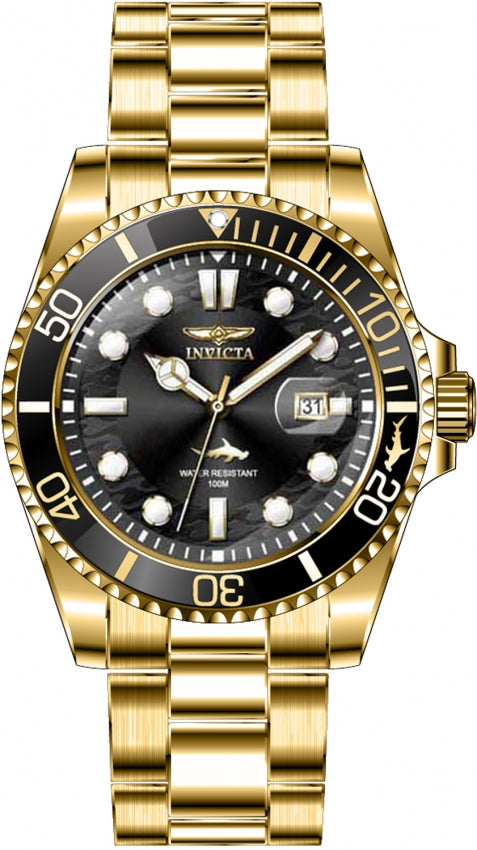 Reloj Invicta Aviator para caballero pulsera de metal 45mm
