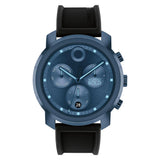 3601049 Reloj Movado Bold de hombre correa de caucho 44 mm