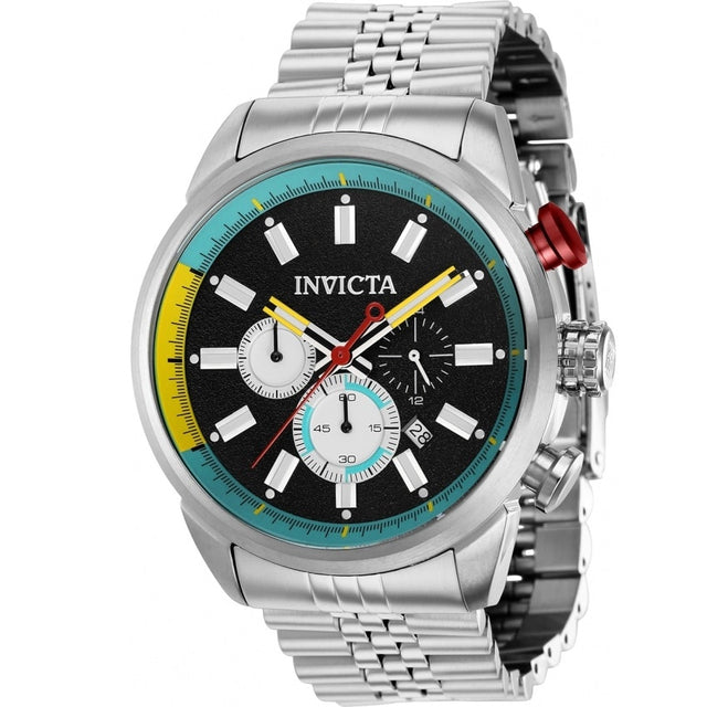 39944 Invicta Aviator Reloj para Hombre Banda de Acero Inoxidable