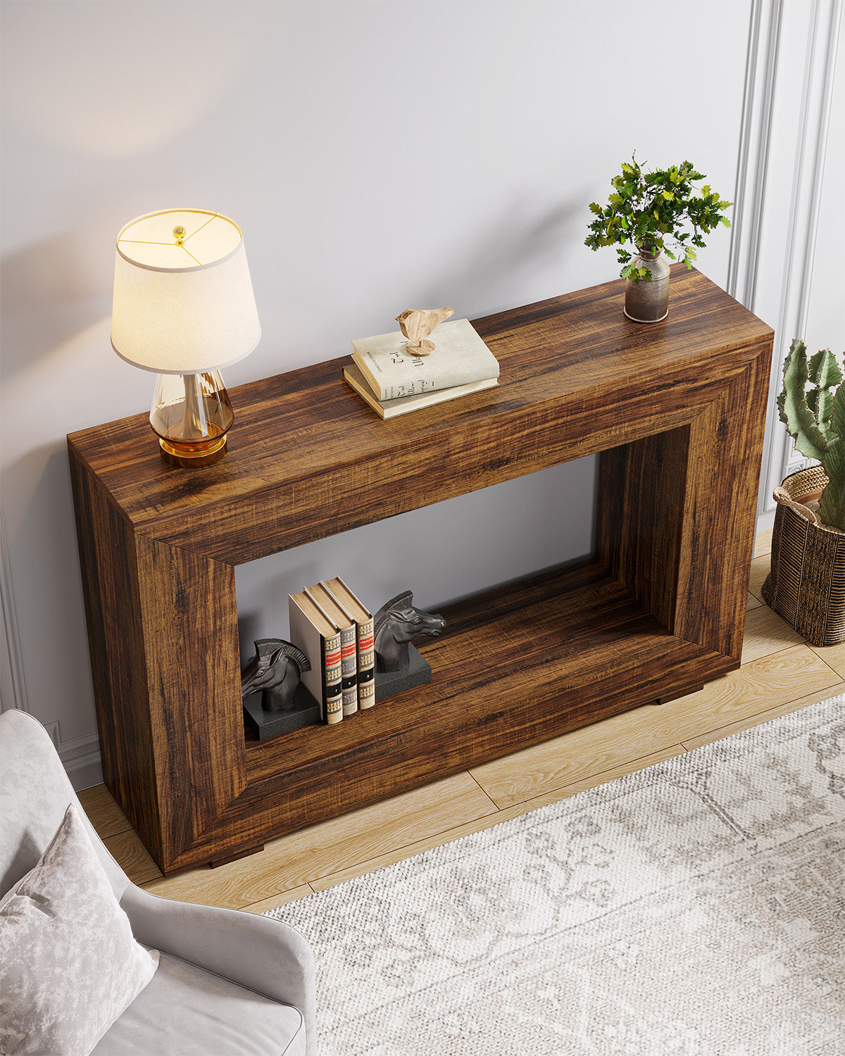 HOGA-JW0853X Mesa Tribesigns de madera