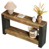 HOGA-F2190 Estantería Tribesigns de madera dos compartimientos
